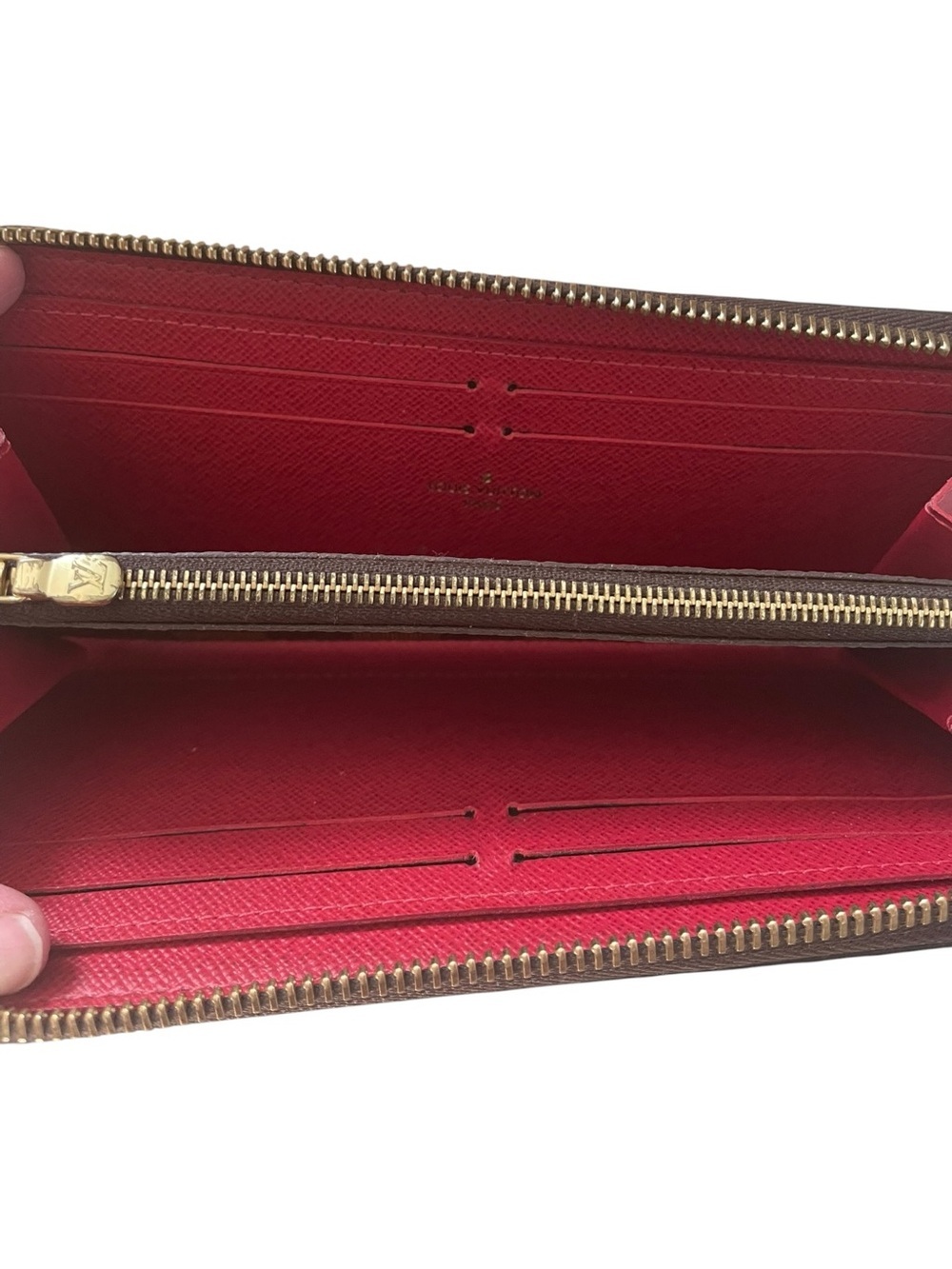 Louis Vuitton Clemence Long Wallet Damier Ebene - Picture 4 of 7